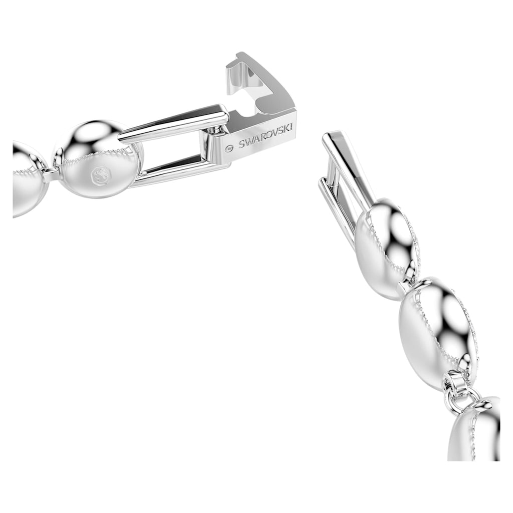 Swarovski Una Angelic bracelet Round cut, White, Rhodium plated