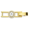 Swarovski Una Angelic extender Round cut, White, 18K gold finish
