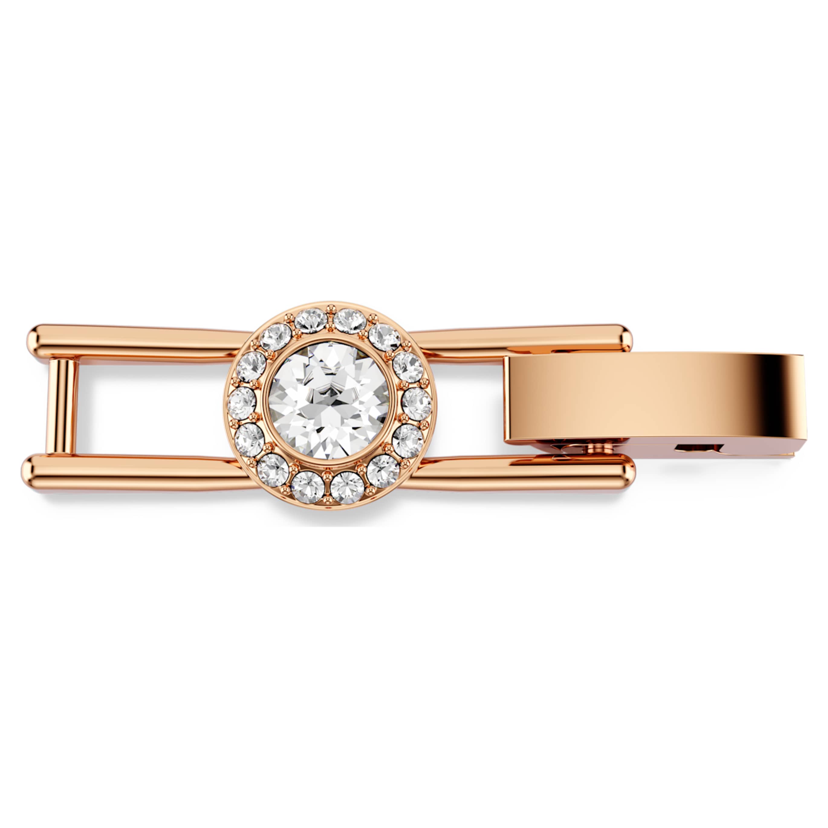Swarovski Una Angelic extender Round cut, White, 18K gold finish