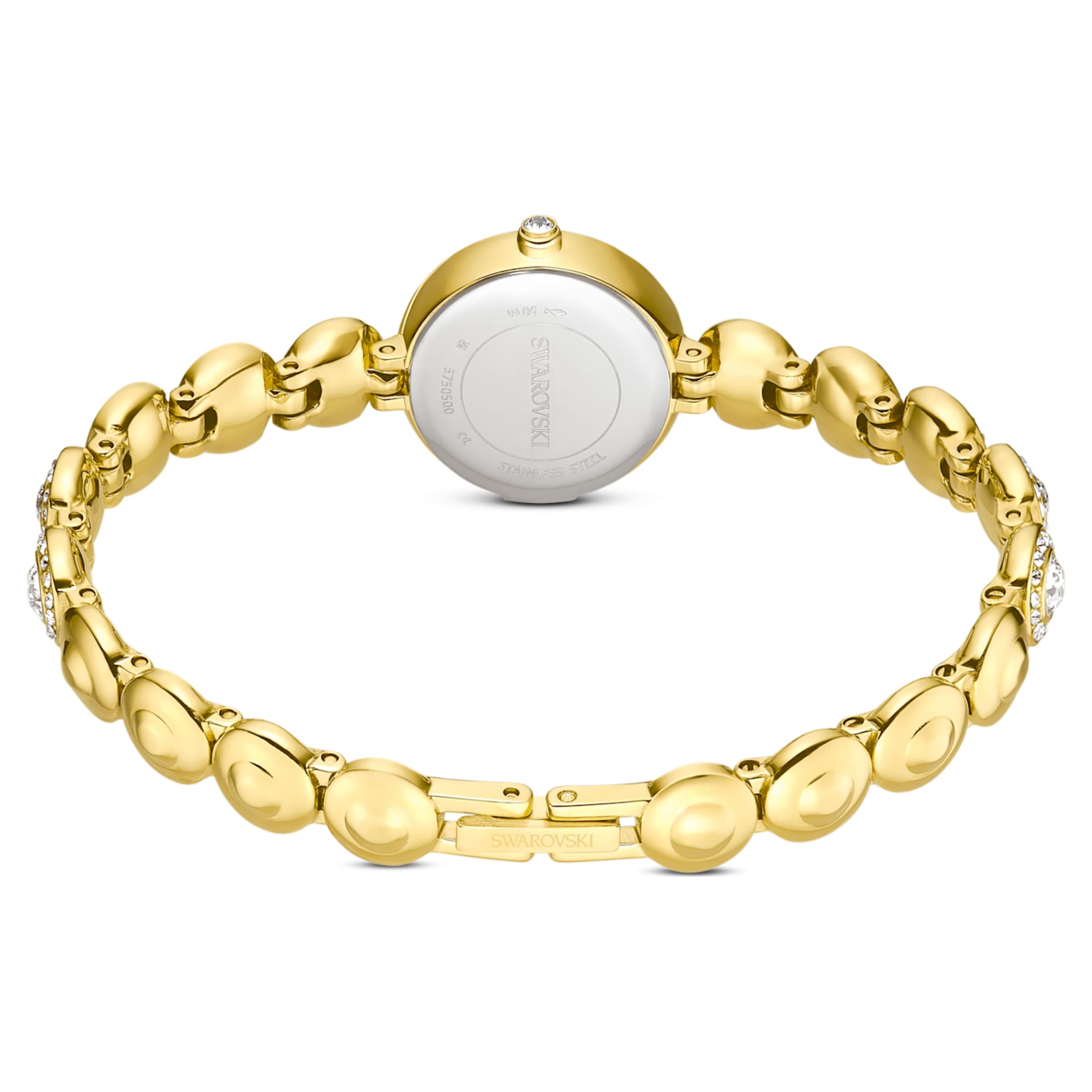 Swarovski Una Angelic watch Crystal bracelet, Gold tone, Gold-tone finish