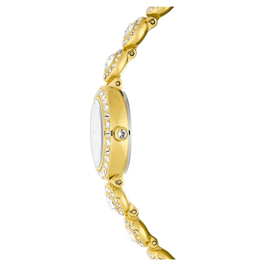 Swarovski Una Angelic watch Crystal bracelet, Gold tone, Gold-tone finish