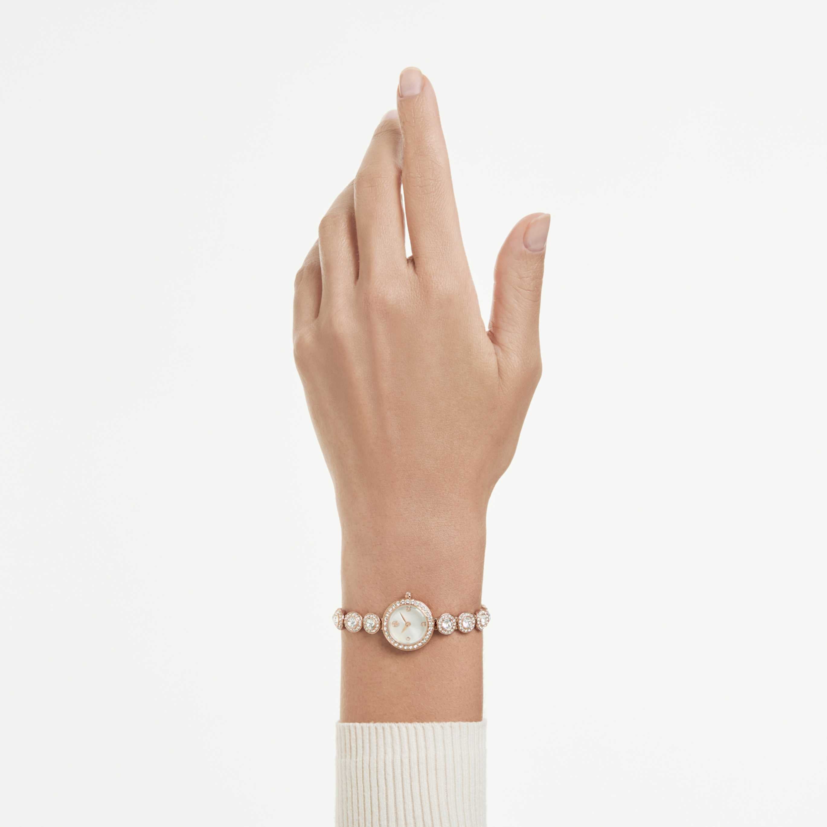 Swarovski Una Angelic watch Crystal bracelet, Silver tone, Stainless steel