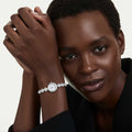 Swarovski Una Angelic watch Crystal bracelet, Rose gold tone, Rose gold-tone finish