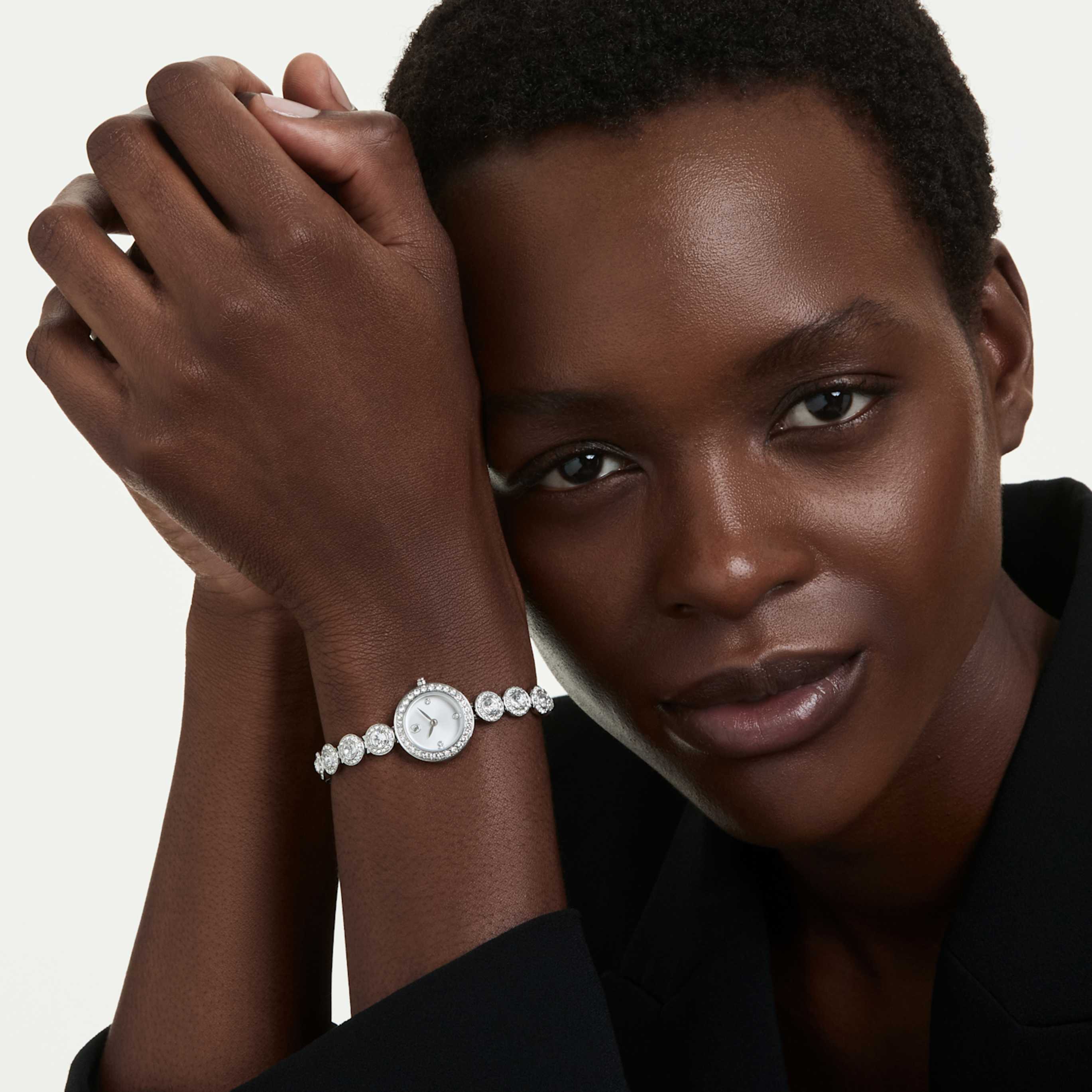 Swarovski Una Angelic watch Crystal bracelet, Rose gold tone, Rose gold-tone finish