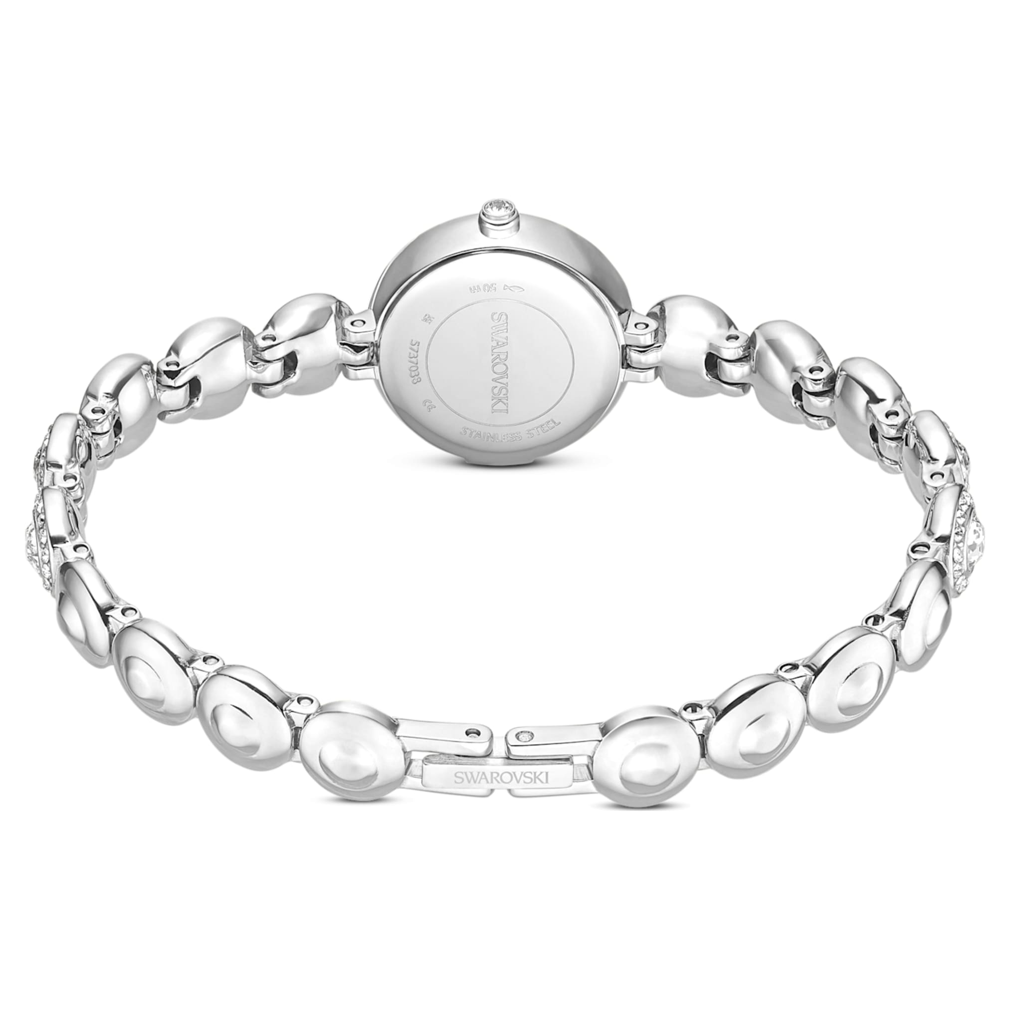 Swarovski Una Angelic watch Crystal bracelet, Silver tone, Stainless steel